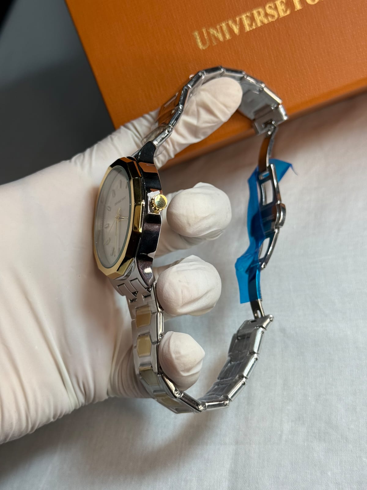 Universe Point white dial Watch