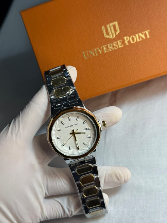 Universe Point white dial Watch